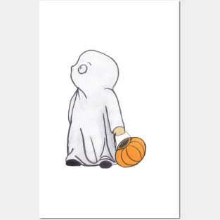 Little Boo - Toddler Ghost Posters and Art